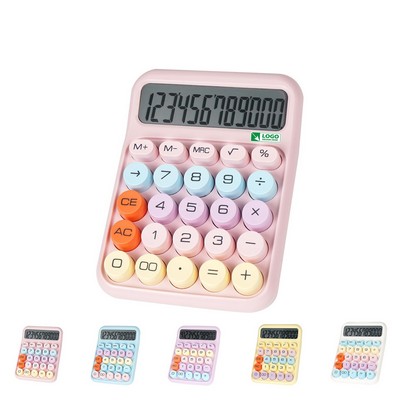 Cute Mechanical Switch Calculator with Big Buttons