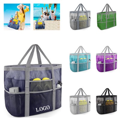 Mesh Beach Large Tote Bag