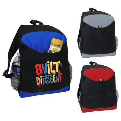 Basic Backpack with Open Front Pocket