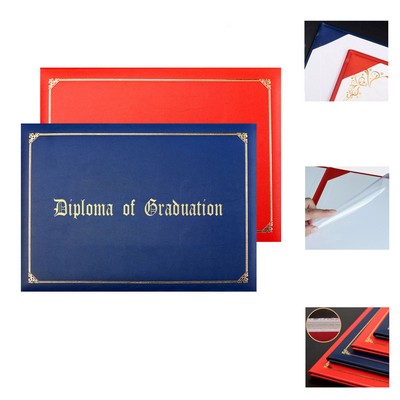 Leather Certificate Holder