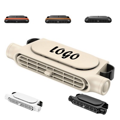 ABS-Shelled Seat-Mounted Car Fan