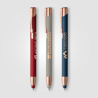 Crosby Softy Rose Gold w/ Stylus - Laser