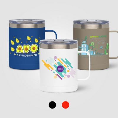 Glamping - 14 oz. Double-Wall Stainless Mug - Full-Color Inkjet