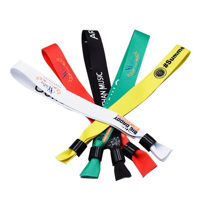 5/8" Full Color Sublimation Fabric Cloth Events Wristband