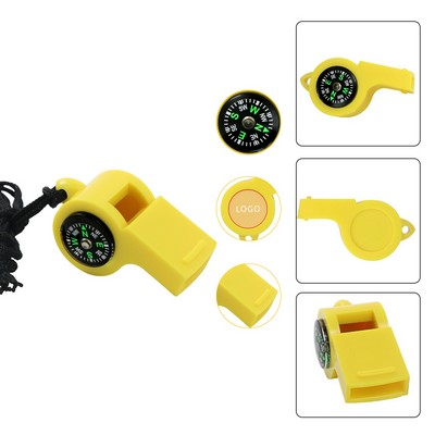 Emergency Whistles with Compass