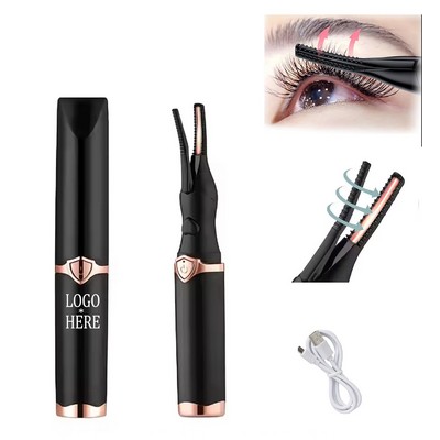 Electric Usb Charge Eyelash Curler- With Safe Comb And 3 Heat Levels Portable