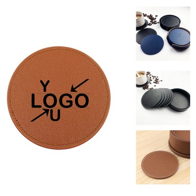 Genuine Leather Beverage Mats