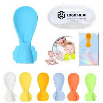 Baby Silicone Soft Spoon w/ Storage Case