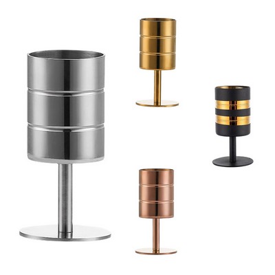 6oz Stainless Steel Wine Glasses