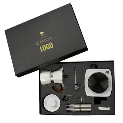 6PCS Portable MOKA Pot Coffee Maker Premium Gift Box