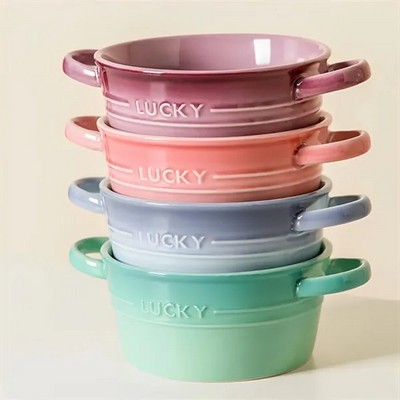 Ceramic Ramen Bowl With Handle