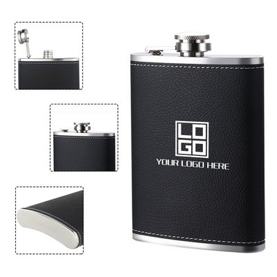 8 Oz Portable Stainless Steel Hip Flask