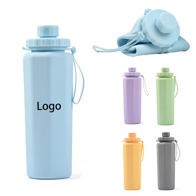Collapsible Silicone Sports Water Cup