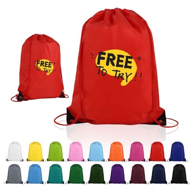Drawstring Bag with Reinforced Corners