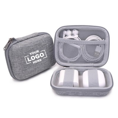 Portable Travel Cable Hard Protective Case