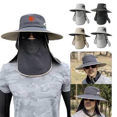 Full Coverage Sun Protection Hat W/Neck Flap