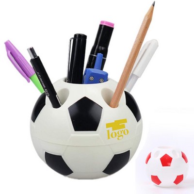Soccer Ball Shaped Pen Holder