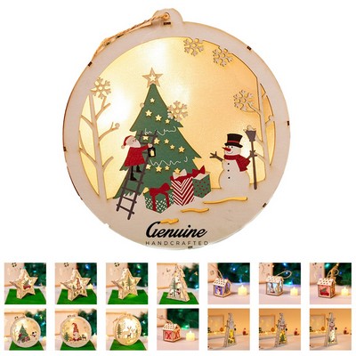 Christmas Hanging Wooden Ornament