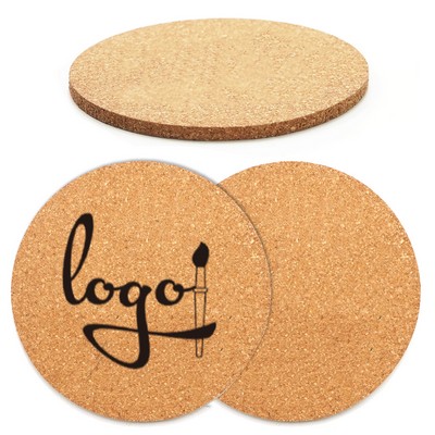 Round Cork Coaster