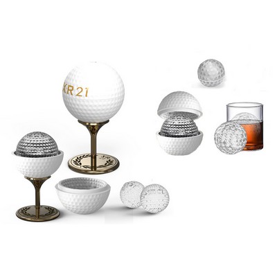 Single Golf Ball Shaped Silicone Ice Ball Mold Sports Ball Ice Cube Molds