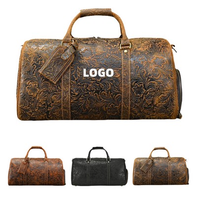 Vintage Leather Travel Bag10