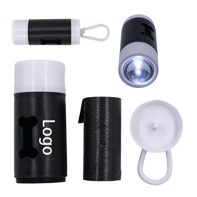 Pet Garbage Bag Dispenser With Flashlight