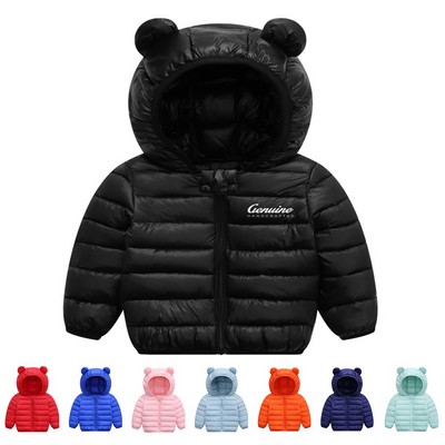 Children's Winter Coat with Cute Hood