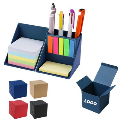 MOQ 10 pcs Memo Pad Set with Pen Holder