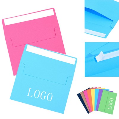 Self-Seal Colorful Paper Envelopes for Invitations or Office Use
