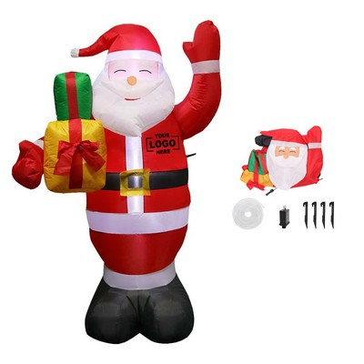 Inflatable Santa Claus Holiday Decoration