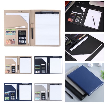 Business Document Organizer w/ Memo Pad & Calculator