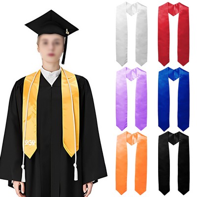 71" Plain Graduation Stole
