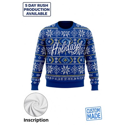 Unisex Full Color 280G Polyester Twill Sweatshirt - Economy