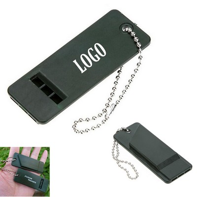 Three-Frequency Outdoor Survival Whistle