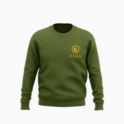 Adult and Kids' DTF Custom 7.4 oz Cotton Sweatshirt