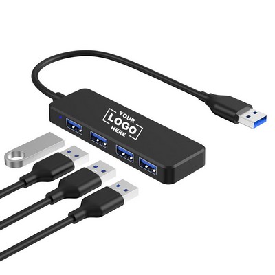Versatile USB 4-in-1 Hub for Enhanced Connectivity