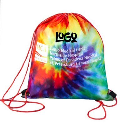 Nylon Waterproof Sports Drawstring Backpack
