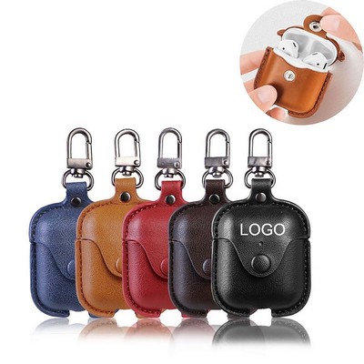 Flip Cover Earphone Case with Hook