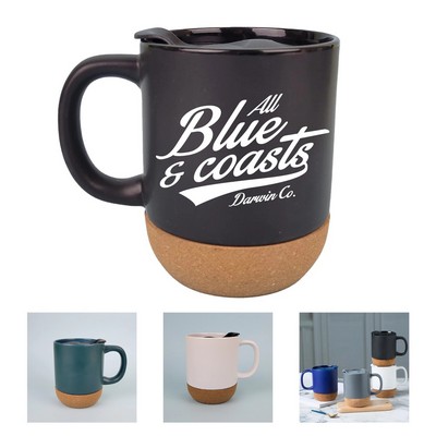 20oz Ceramic Cork-Base Safety Mug