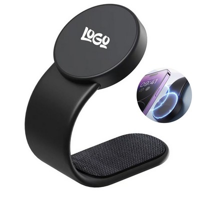 Bendable Magnetic Car Phone Holder – Suction Mount Design