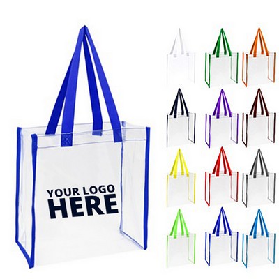 Clear Stadium Shopping Tote Bag