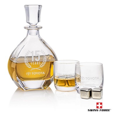 Oakville Decanter Set & Ice Cubes