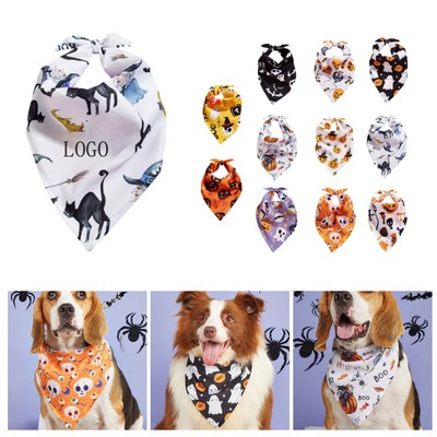 Halloween Cartoon Pet Bib Scarf