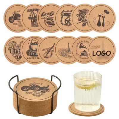 Natural Cork Drink Coasters