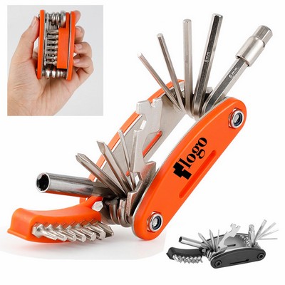 Carbon Steel 16" 1 Bike Repair Bicycle Multitool Tool Kit