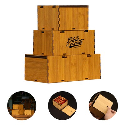 Bamboo Splicing Tea and Sundries Storage Box