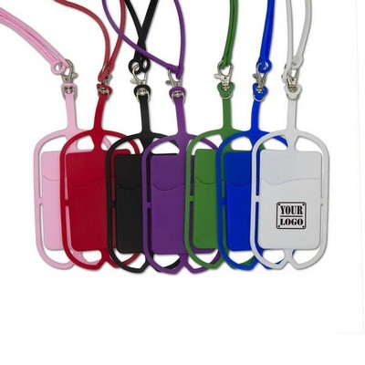 Silicone Phone Lanyard Holder