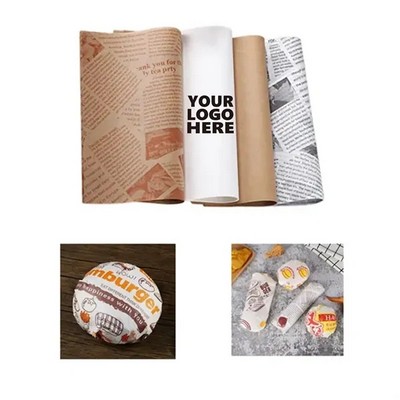 Hamburger Wrapping Paper(Ocean)
