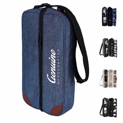 Wine Tote Bag with Detachable Shoulder Strap