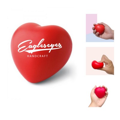 PU Heart Shaped Stress Toy